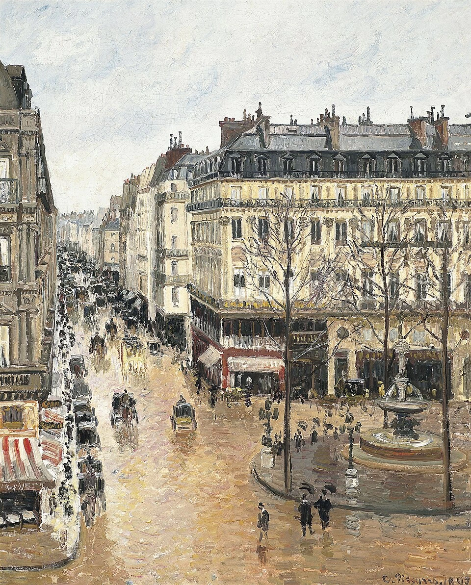 Rue Saint - Honoré nel pomeriggio, Museo Thyssen, Bornemisza, Madrid